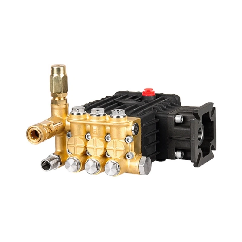 15L High Pressure Washer Pumps With Ceramic Plunger For G3/4 19.05Mm Shaft Engine Brass Construction M4YD