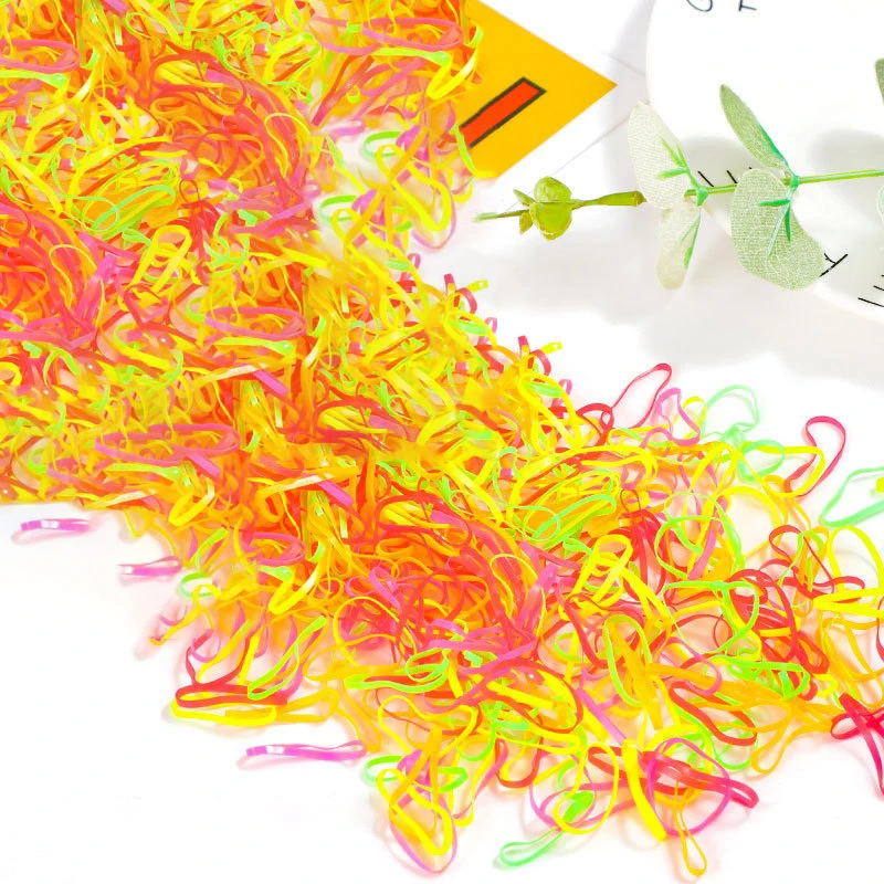 Colorful Disposable Rubber Bands (Zipper Bag Pack) - Multipurpose Small Elastic Bands