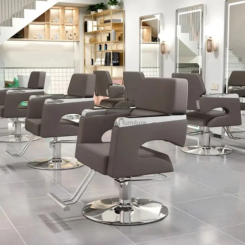 Modern Salon Furniture Hairdressing Chairs Luxury Fashion Barber Chairs Hair Salon Special Barber Chair Beauty Salon Lift Chair