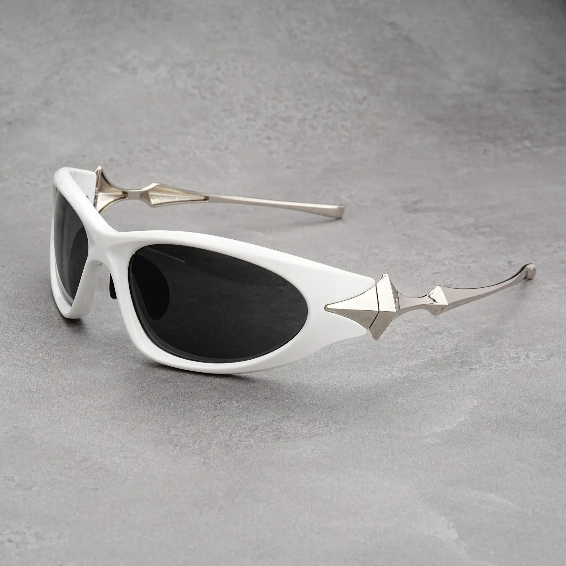 Y2k جديد فاسق نظارات شمسية رياضية للرجال النساء الفاخرة العلامة التجارية مصمم نظارات شمسية الرجال موضة خمر ظلال UV400 حملق نظارات #6