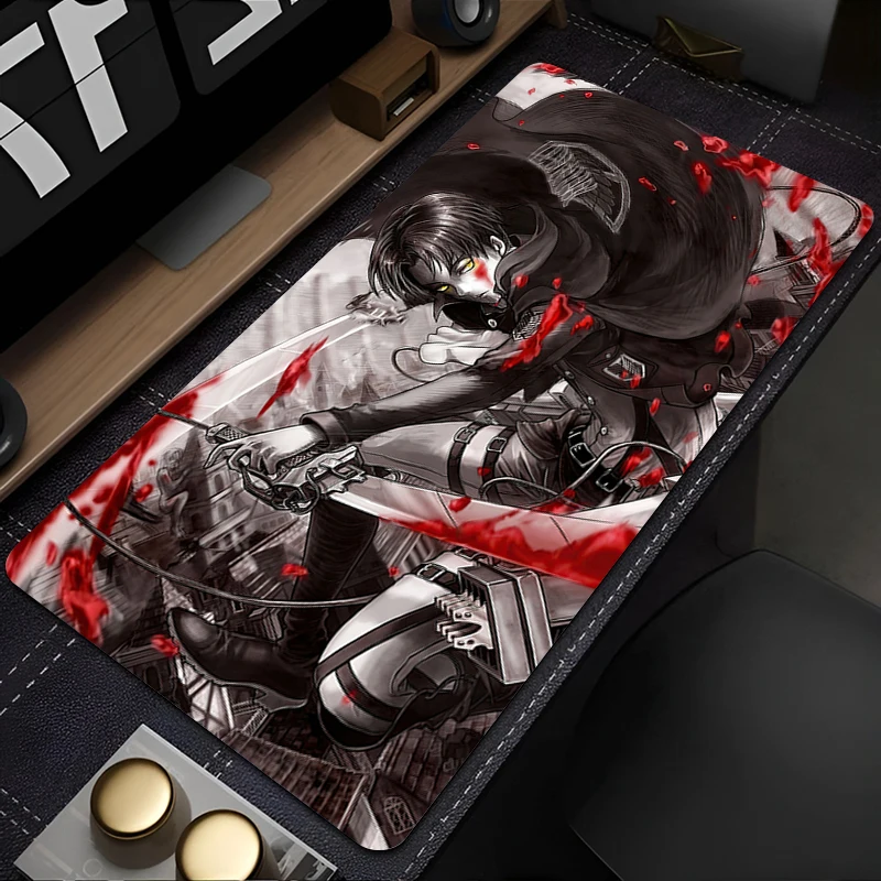 Attack on Titan Mouse pad mat gamers queen keyboard pad computer accessories office desk mat anti-slip PC carpet Anime Mousepad