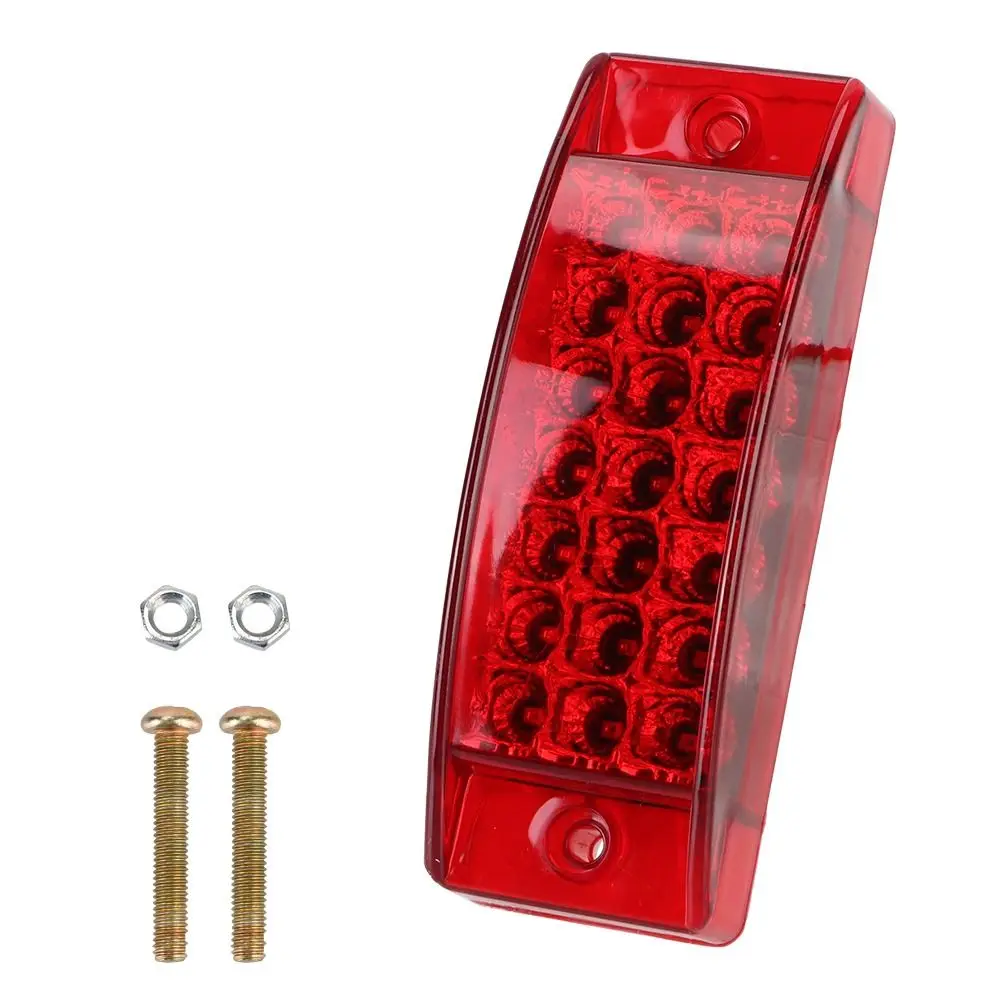 High Brightness 21LED Truck Clearance Light Anti Collision Square LED Marker Side Light Blinker Warning Indicator Lamp Boat