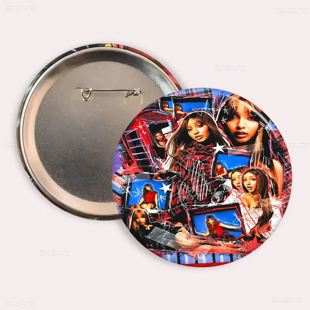 PinkPantheress المغني صور دبابيس الإبداعية شارة مستديرة الهدايا دبابيس 32/44/58 مللي متر