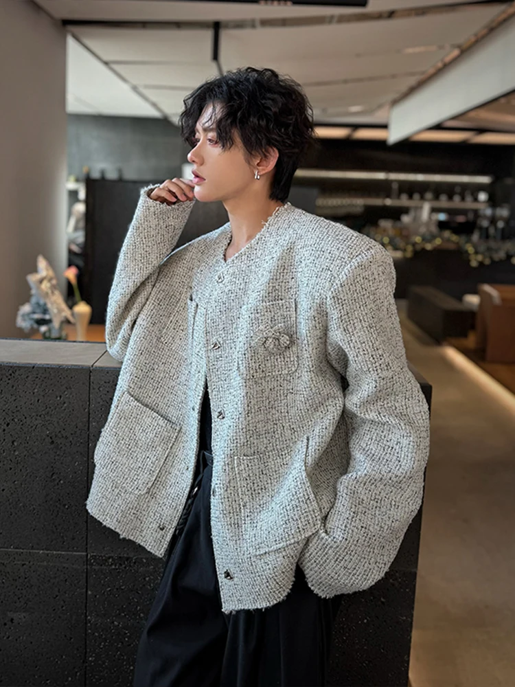 

Ele ort Nel Jaet для мужчин с множеством kets Faionable Корейское весенне-осеннее легкое роскошное пальто