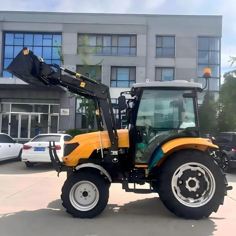 Heavy-duty Gearbox Outfitted 80HP Four Wheel Drive Tractor Adaptable to Complex Terrain and Large-scale Farm daily operation