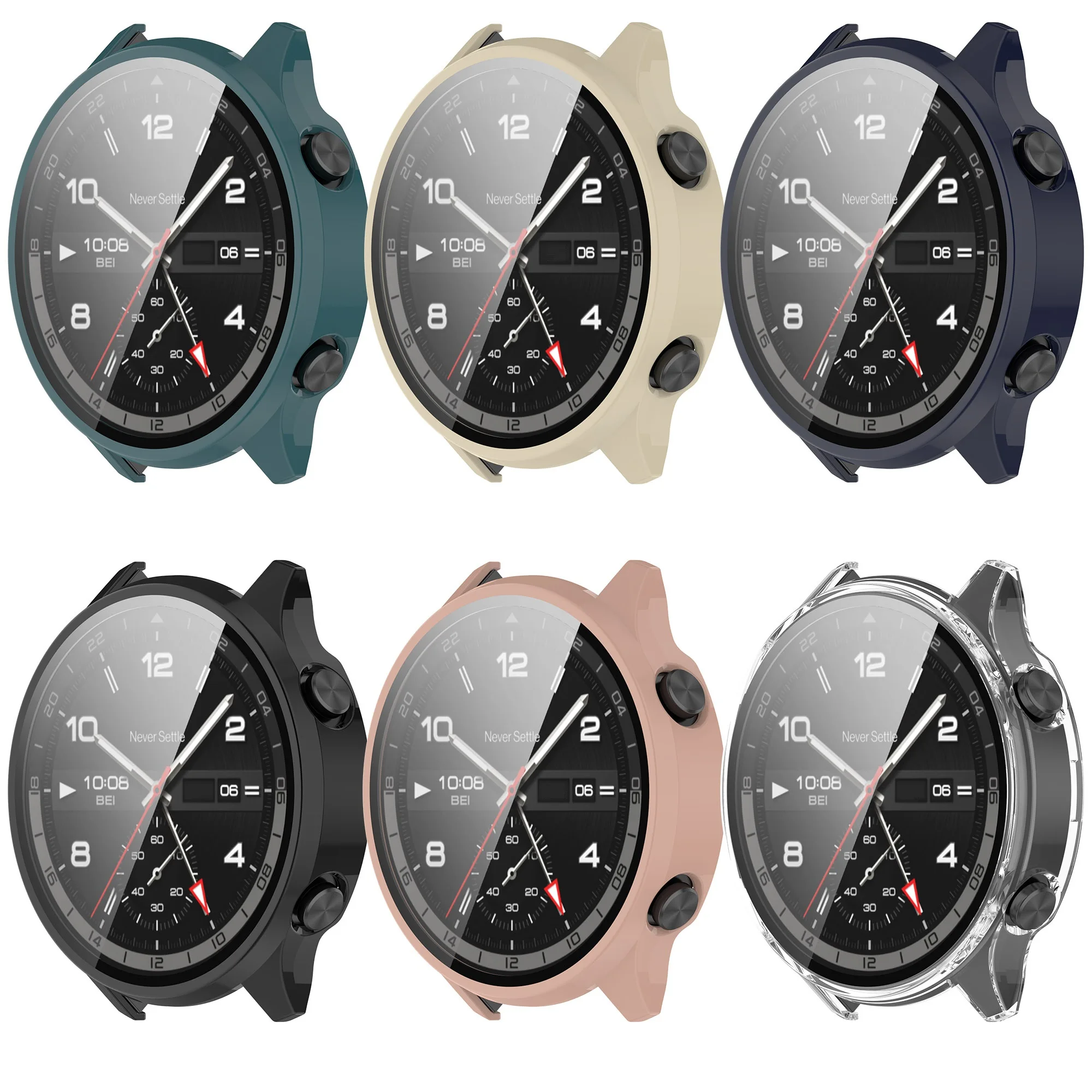 One-piece Watch Case Suitable for Oneplus Watch 2R Protective Case Watch Cover Protective Film