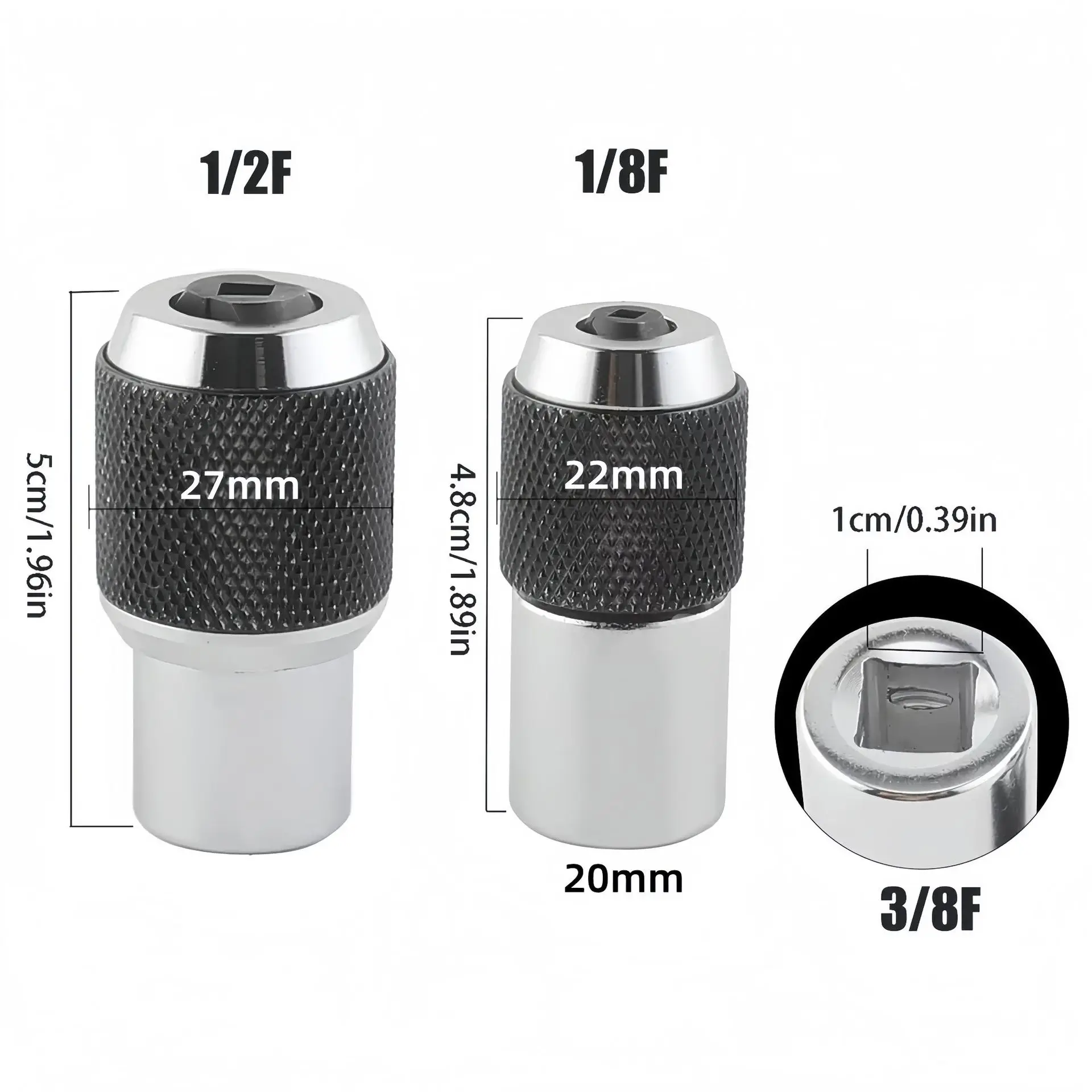 

Регулируемый инструмент для извлечения головки метчика для метчиков, развертки, экстрактор винтов, 6-1/4 1/4-1/2 дюйма, приводная головка метчика для квадратного ключа 3/8 дюйма