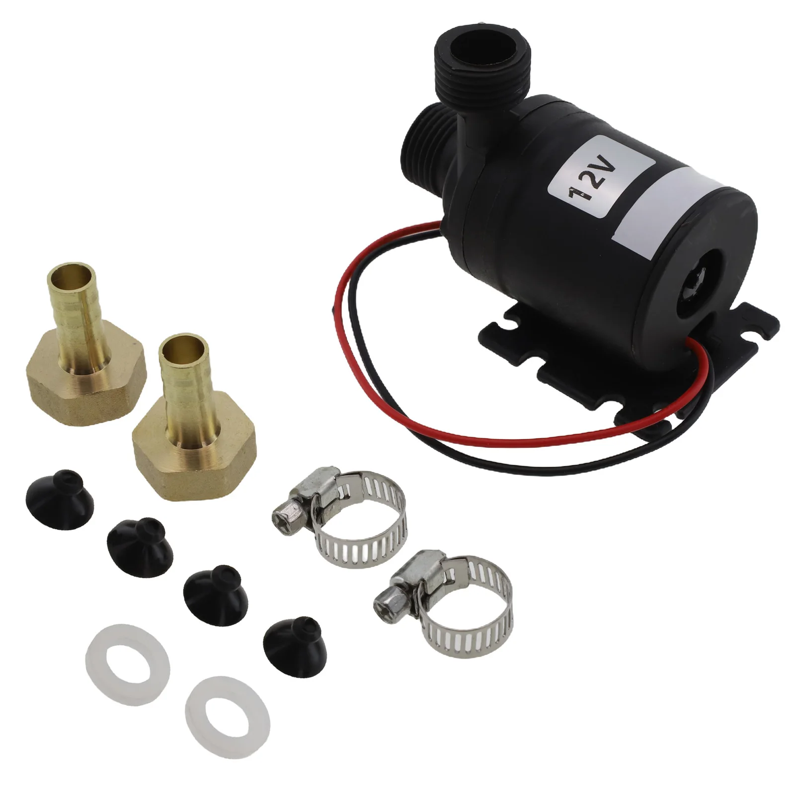 Brushless Submersible Pump Stainless Steel + Plastic Submersible 0-80℃ 1 Set 19W 5M Water Lift 800L/H Brand New