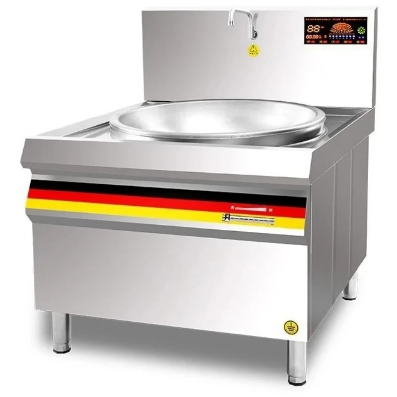 

Factory custom commercial induction cooker high power electric cooker kitchen equipment single head large pot stove