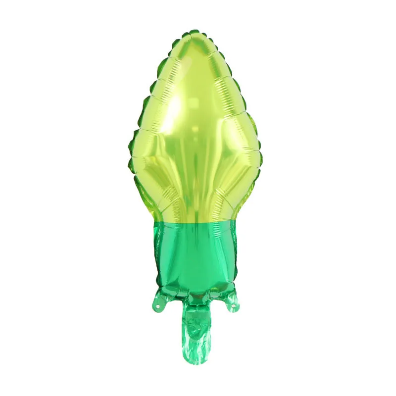 12 Stück festliche Cartoon-Folienballons mit Glühbirnen-Design – perfekt für Weihnachtsbaum, Partydekoration, Weihnachtsveranstaltungen und Versammlungen – Detail 7