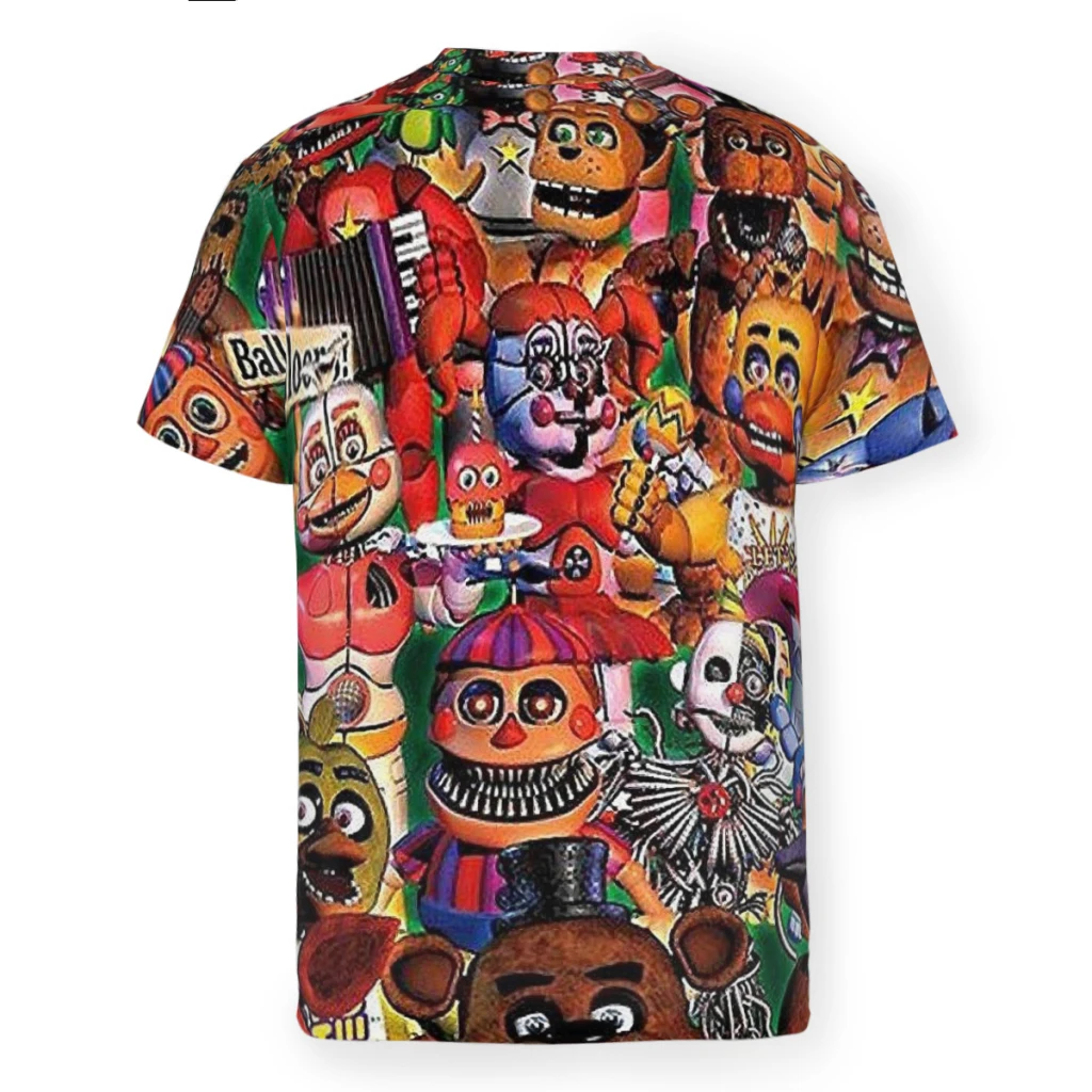 FNAF Game Unique Polyester TShirt  Top Quality New Design Thin T Shirt Stuff