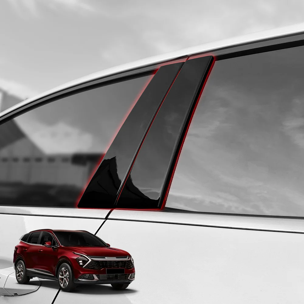 

Накладка на оконную стойку автомобиля, накладка на стойку B-C, материал ABS, подходит для Kia Sportage NQ5 2023-2026, аксессуары с левым рулем и правым рулем