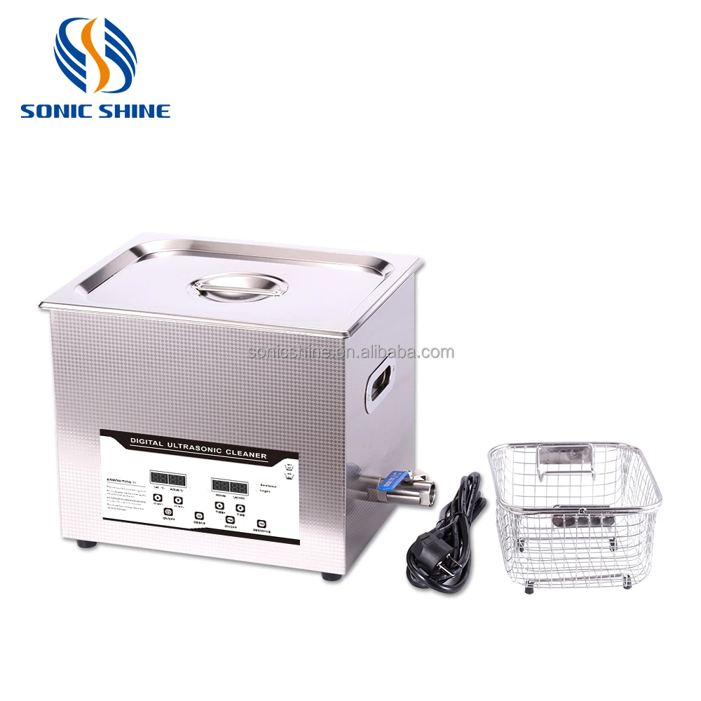 Electric Desktop Cleaning Equipment For Jewelry Glasses With Digital Control Heating Timer Degas Power Settings