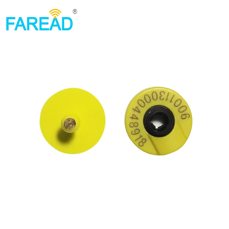 RFID Ear Tag para animais, gado, trilha, ovelhas, ovelhas, porcos, fazenda, gestão, FDX-B, FDX-B, RFID, 134.2KHz, ISO11784/5