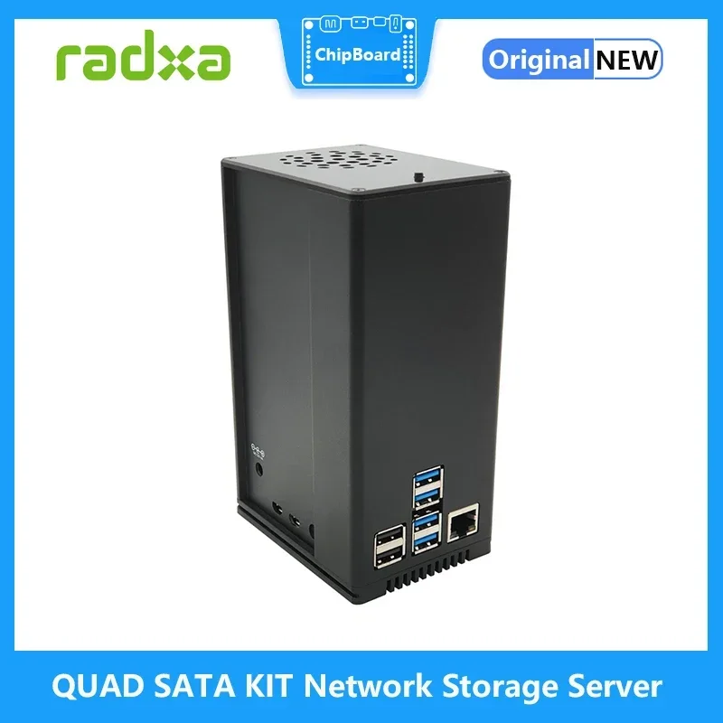 Imagem -03 - Network Storage Server Kit para Raspberry pi Quad Sata Hat