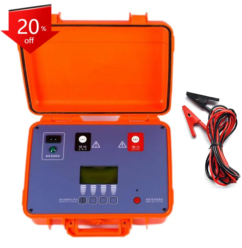 

Portable Lightning Arrester Protection Device Leakage Current Tester