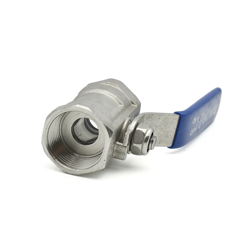 Elettrovalvola Female Stainless Steel SS304 316 One Piece Ball Valve 1/4 \ Acqua e vapore — dettaglio 2