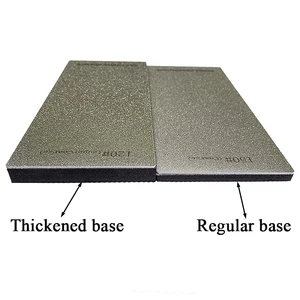 جديد سميكة غير قابلة للانزلاق الماس حجر قاعدة المطبخ سكين شحذ نظام أداة 15 درجة مبراة تلميع حجر شحذ الجلد أعلى 8 مبيعات صنفرة لشحذ السكاكين - رقم 5