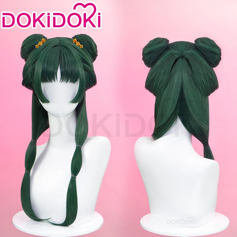 IN STOCK Maomao Wig Anime The Apothecary Diaries DokiDoki Women Cute Blackish Green Long Hair Mao Mao Wig Tail Ears Free Cap