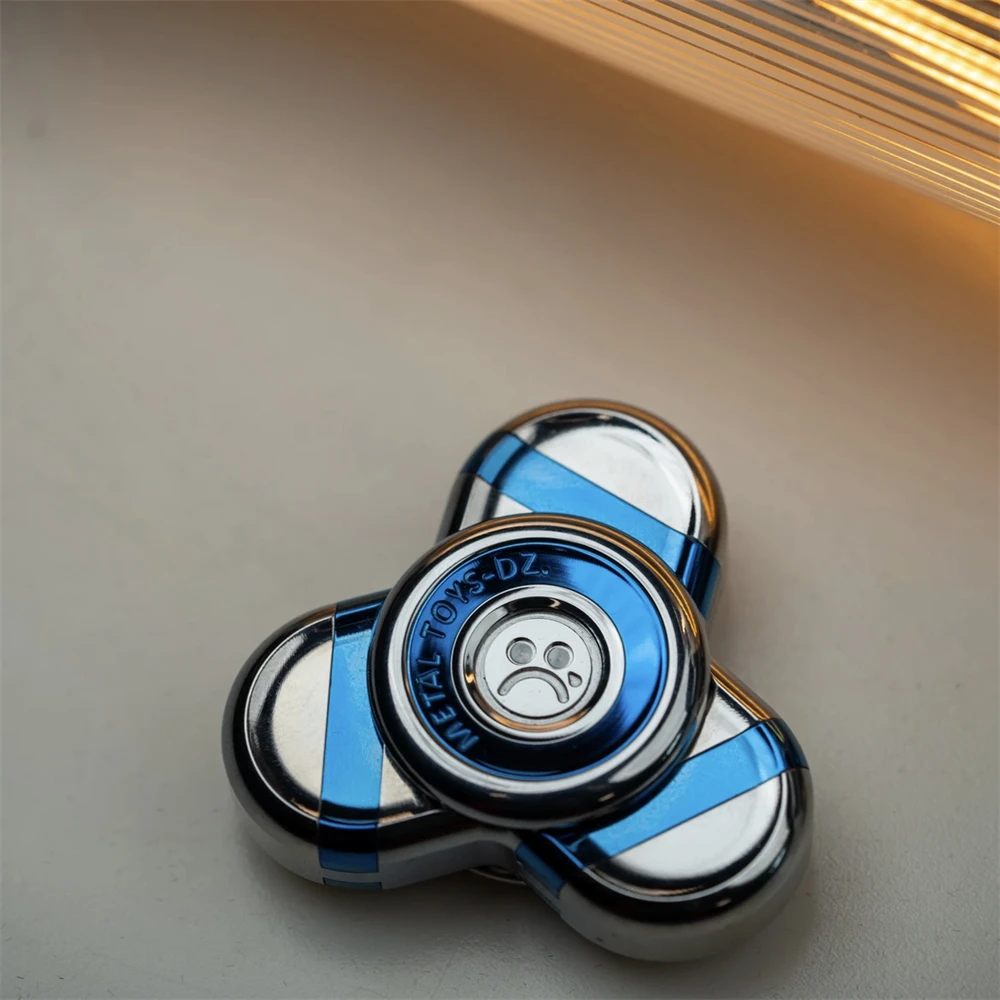 DZ Shamrock Origineel Ontwerp Titanium Legering EDC Fidget Spinner Anti Stress Speelgoed ADHD Angst Relief Zintuiglijke Focus Fidgeting Speelgoed