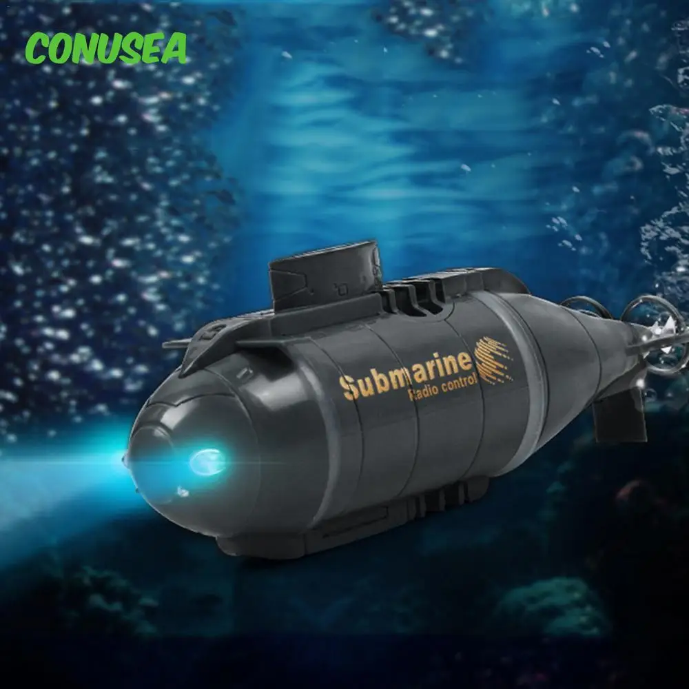 6CH Rc Submarine Boat Underwater Simulation Mini Boats Rechargeable 2.4G Remote Controlled Ship Electric Toys for Boys Children