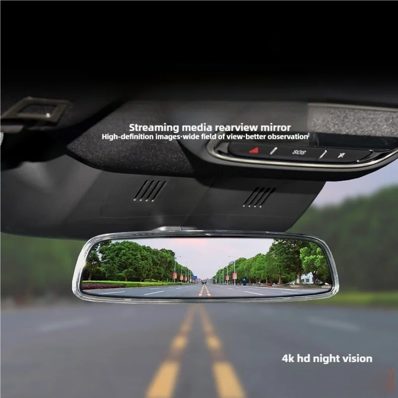 For Xpeng G6 2022-25  4K +1080P Car Dvr GPS 2 Way Dashcam Car Camera Dashcam Stream RearView Mirror Drive Recorder