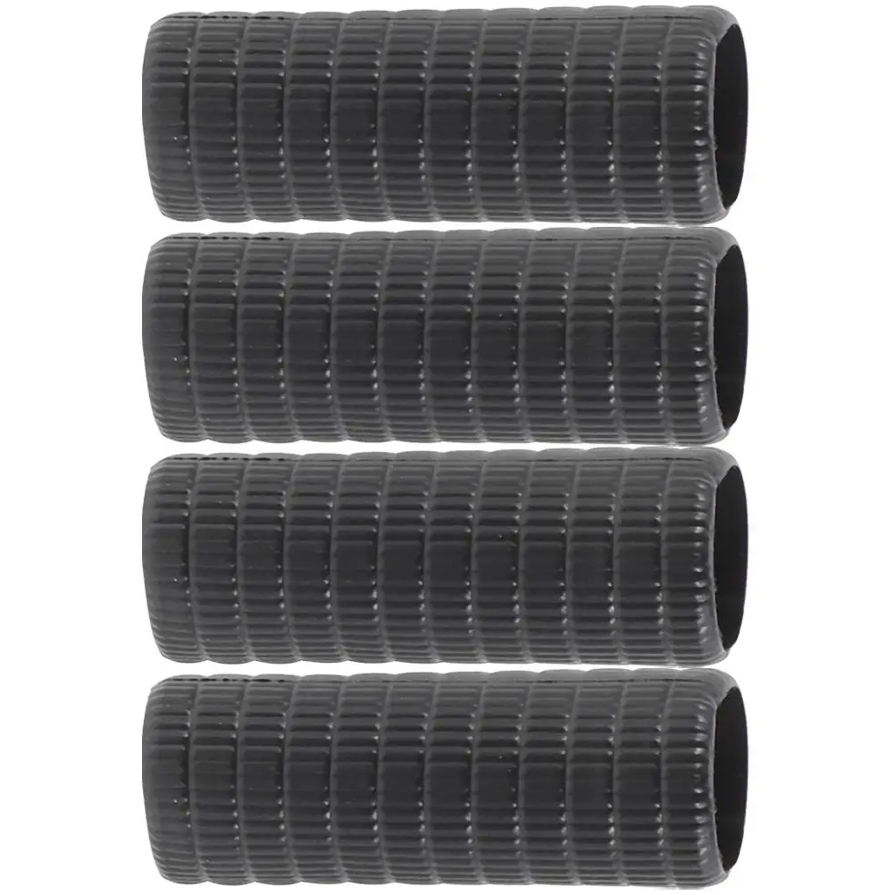 

4pcs Violin Bow Grip Rubber Sleeves Protector Skin Replacement Bass Accessories Tool for Beginner Easy Install