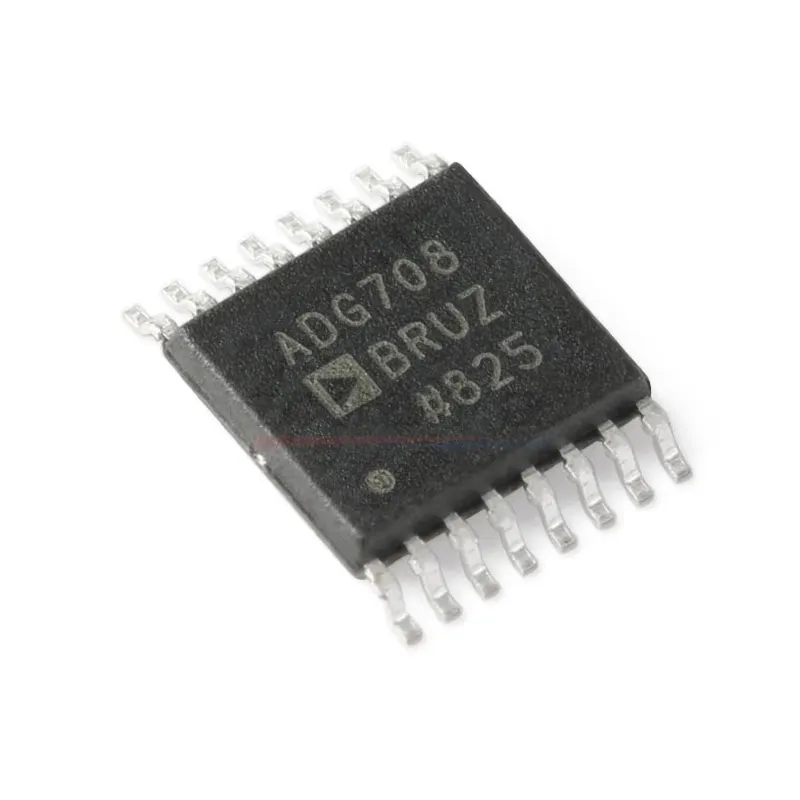 ADG708 ADG708BRU ADG708BRUZ ADG708BRUZ-REEL7 TSSOP-16 8:1 circuitos integrados de interruptor multiplexor 8 canales MUX CMOS IC de bajo voltaje SMD Chip