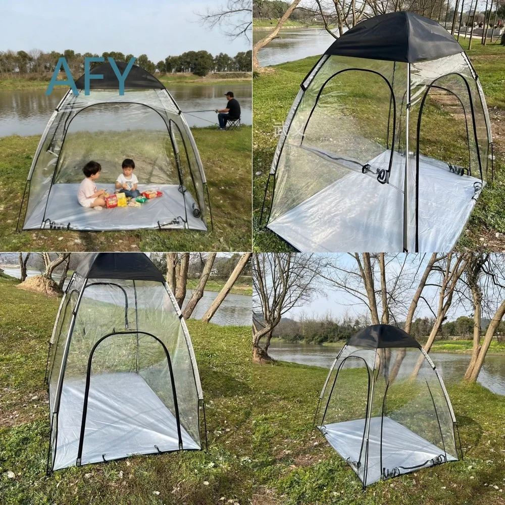 Wholesale PVC Transparent Mini Greenhouse for Outdoor Plants Foldable Winter Garden Cover Portable Plant Protector for Small
