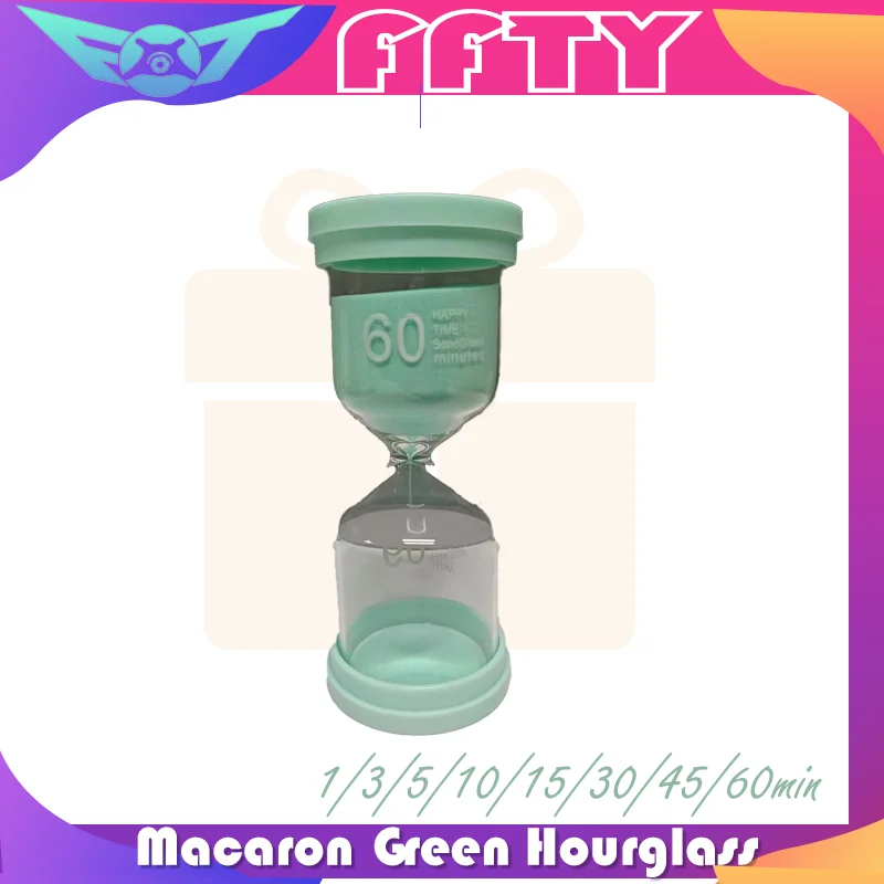 1/3/5/10/15/30/45/60 macaron color hourglass timer minute sand watch clock gift children hourglass timer hour home decoration