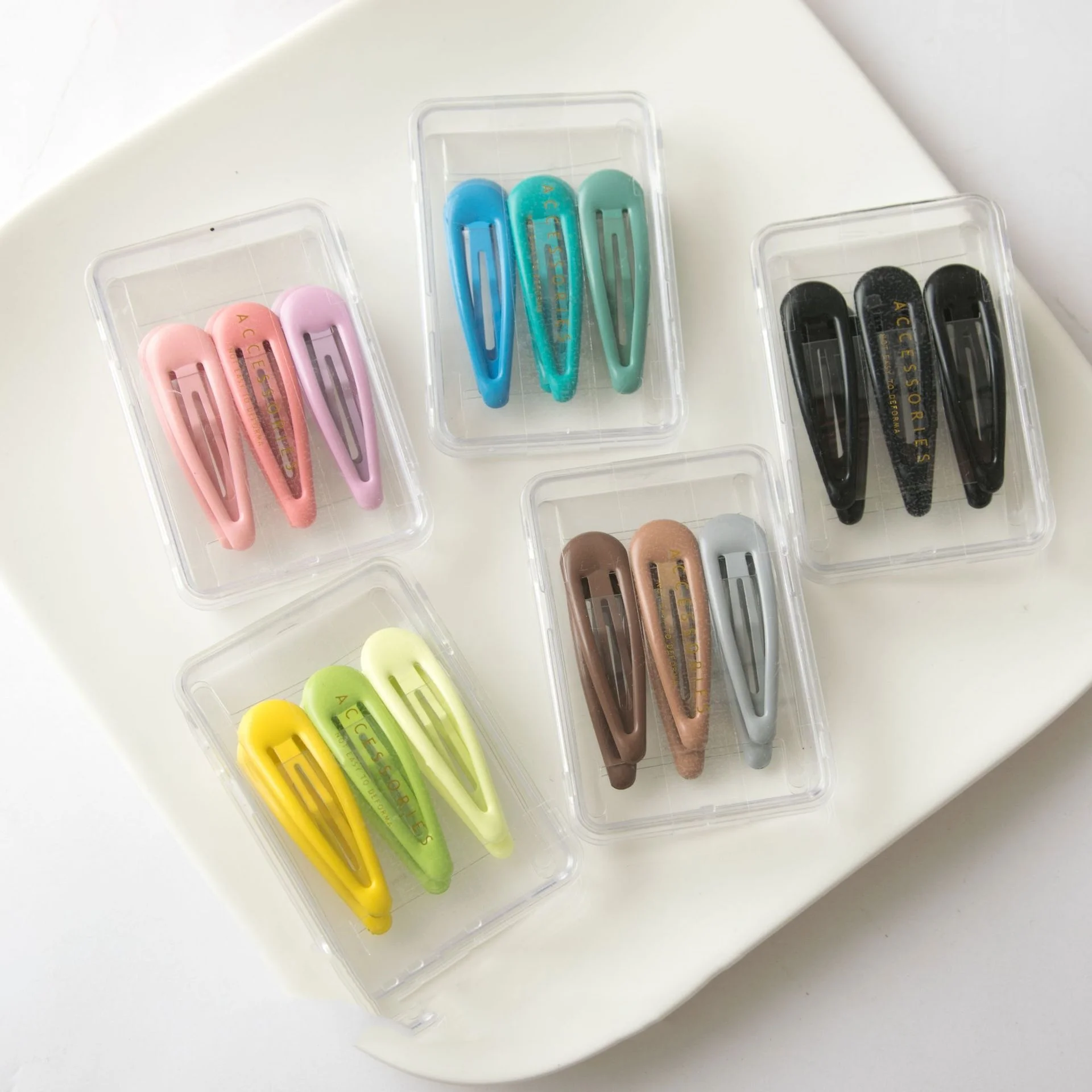 

Colorful 6 hair clips, BB girl hair clip, Y2K cute stars, Barrett women's simple clip, metal hair clip, hair jewelry accessories