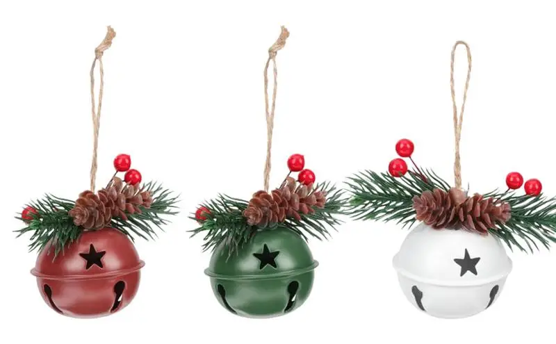 Cloches de Noël pour la décoration, ornements d'arbre de Noël, décorations festives, accessoires de bricolage de fête