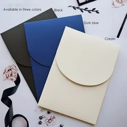 30pcs/lot A6 Envelope High-grade 300g Paper Postcards 18x13cm Black/White/Blue Envelopes for Wedding Invitations Gift Packaging