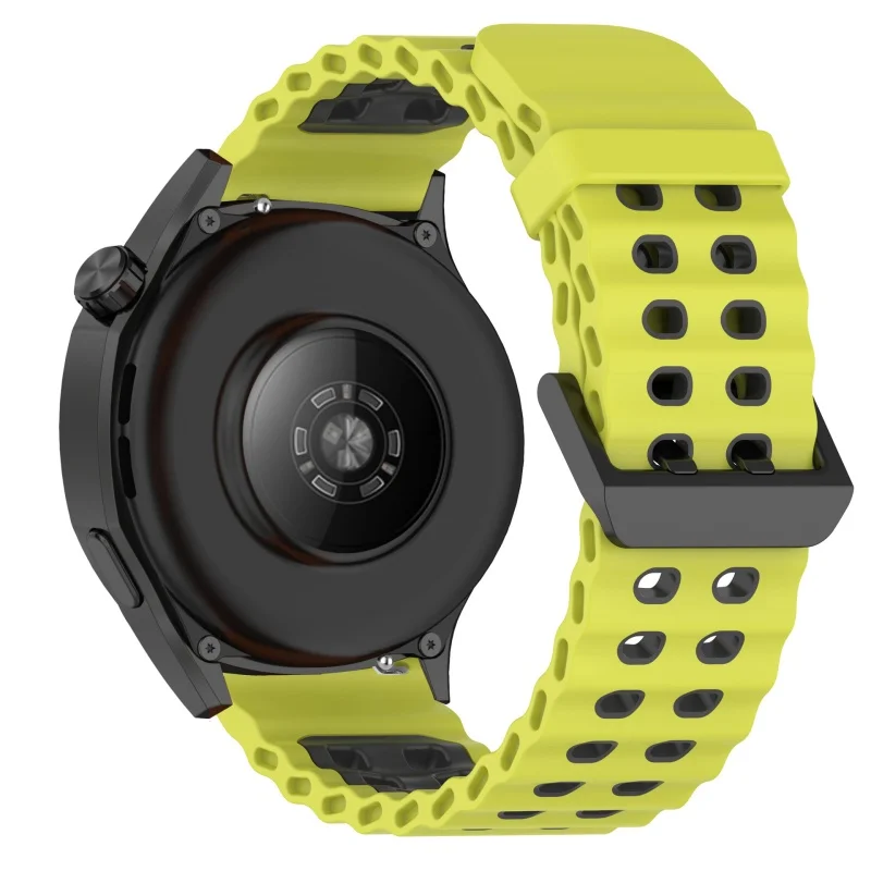 22 mm Ocean-Silikonband für Amazfit Bip Max Sports, zweifarbiges Armband für Amazfit Bip Max, Ersatzzubehör, Correa – Detail 18