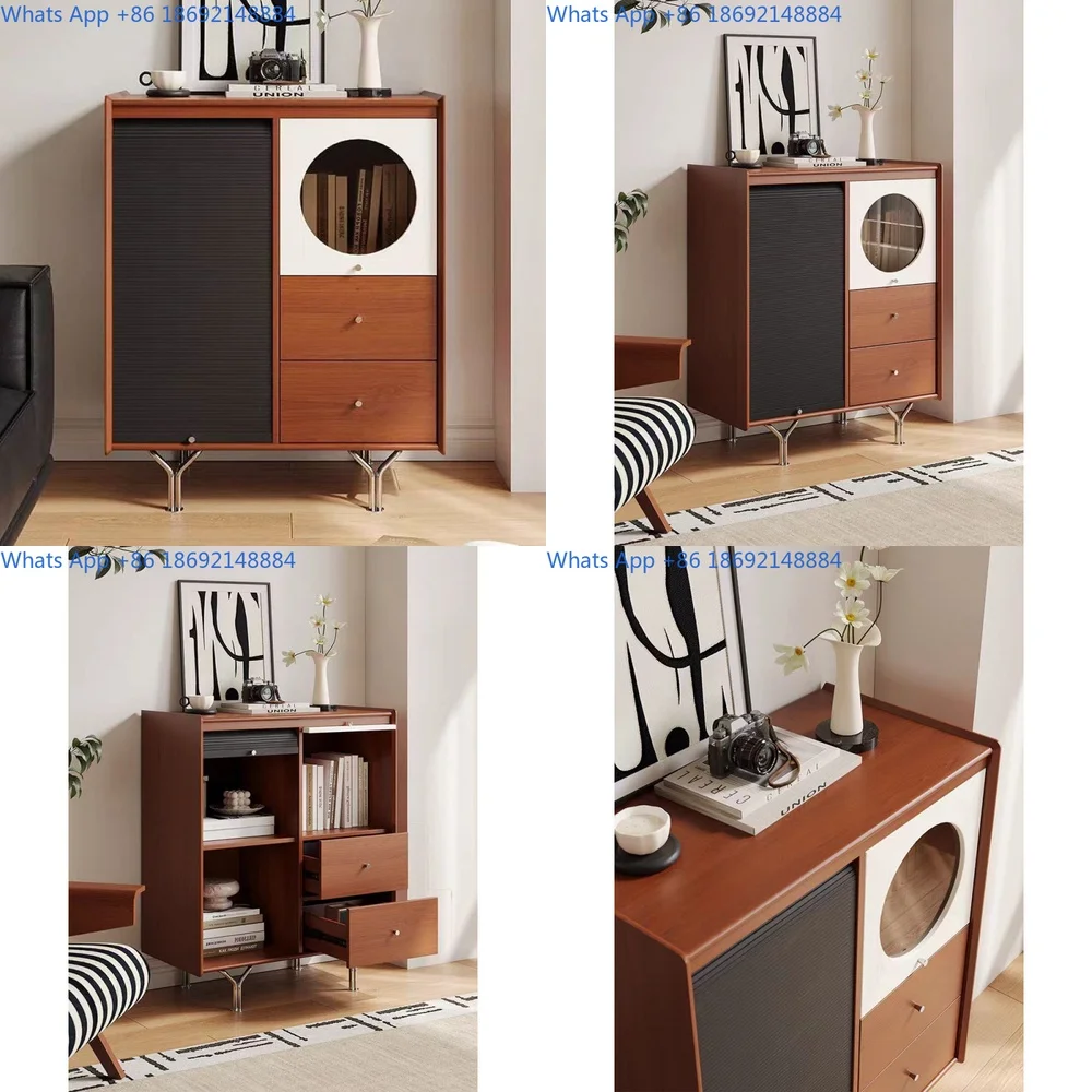 Boxwood Sideboard Wall Mounted Cabinet Storage Unit for Entryway Living Room Tea Station