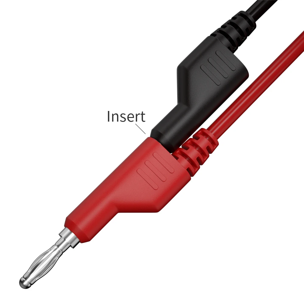 4mm Banana to Banana Plug Test Leads for Multimeter Test Lead Cable Jumper Cord Length 100cm