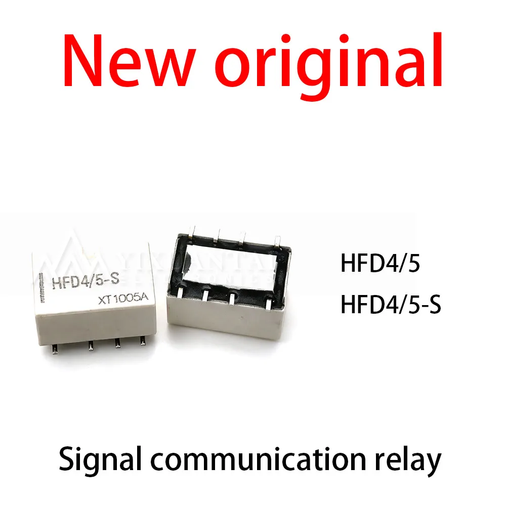 (10pcs) 100% New relay HFD4/5 HFD4/5-S Signal communication relay ultra small