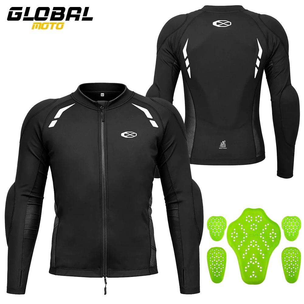 Men's Jacket Breathable Motorcycle Jacket Anti-fall Motorbike Riding Jackets Built-in Protective Gear Motocross Clothing M-2XL