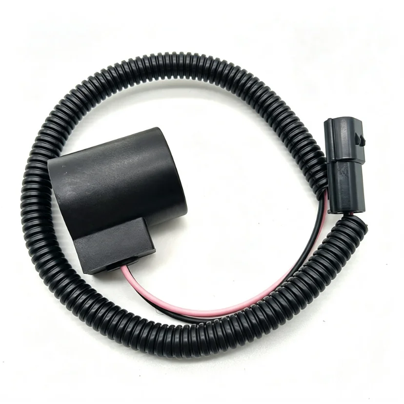 Hydraulic Safety Lock Solenoid Valve Coil Designed for DH55 DH60 5 Ton 6 Ton 7 Ton For Excavator Models and Systems