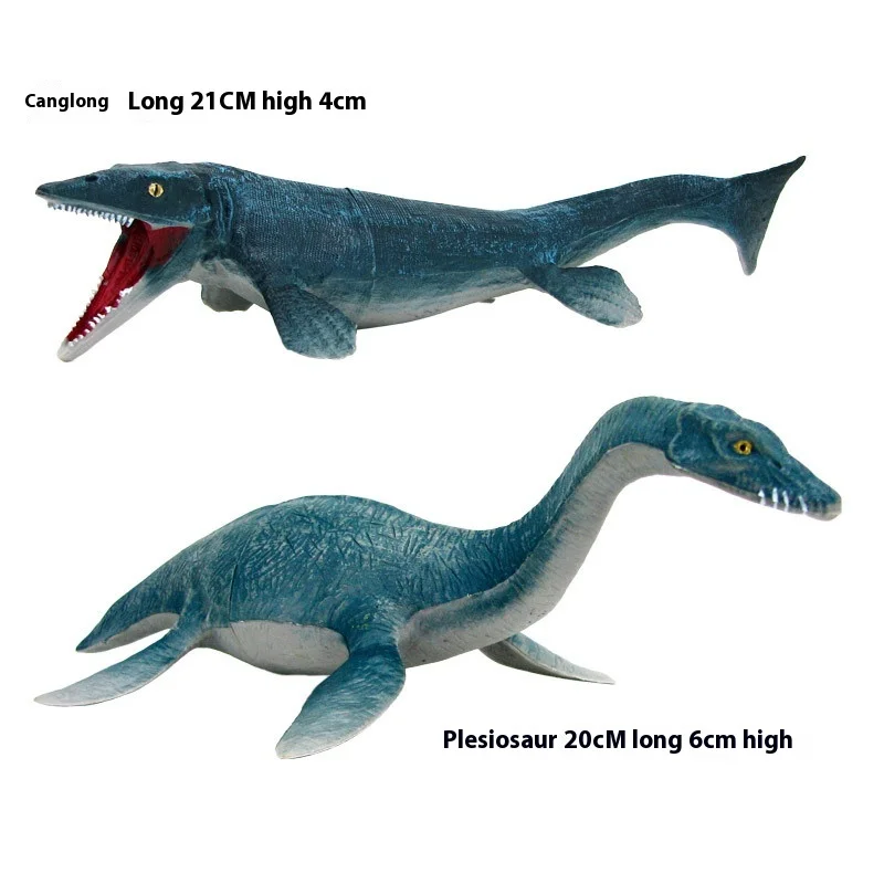 Oenux Jurassic Dinosaur Figurines Simulation Dinosaur Toys Dinosaur Animals Model Brachiosaurus Plesiosaur Action Figures Kids B