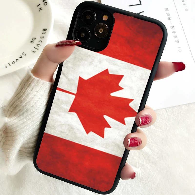 5 5S SE 2020 Phone Cover Case for iPhone 6 6S 7 8 PLUS X XS XR 11 12 13 MINI 14 PRO MAX Rubber  Canada Mexico United States Flag