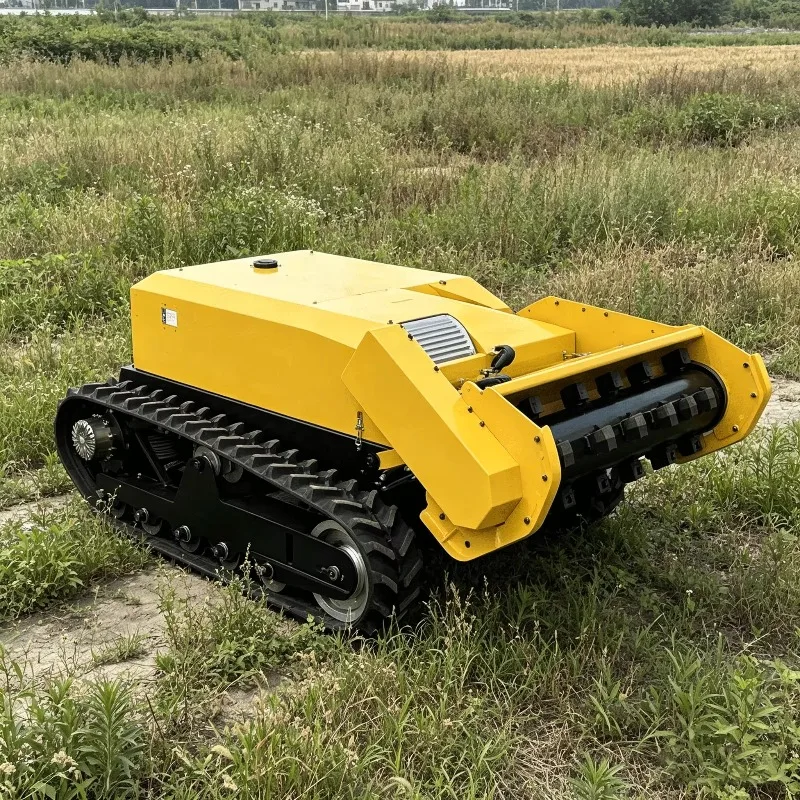 High Efficiency Industrial Pure Electric Hammer Mulcher Cutter Durable Multifunction 7500W Power 200m Remote Control Lawn Mower