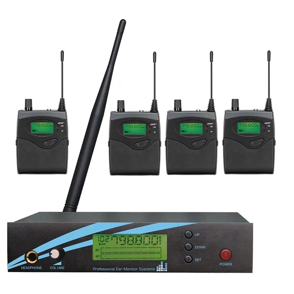 Leicozic-sistema de control intrauditivo inalámbrico SR500, Monitor intrauditivo UHF IEM, uso de retorno de escenario en escenario, rendimiento/estudio DJ