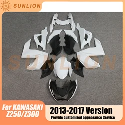 Motorcycle Fairing Set Body Kit Plastic For KAWASAKI Z250 Z300 2013 2014 2015 2016 2017 Accessories Full Bodywork Cowl Cover