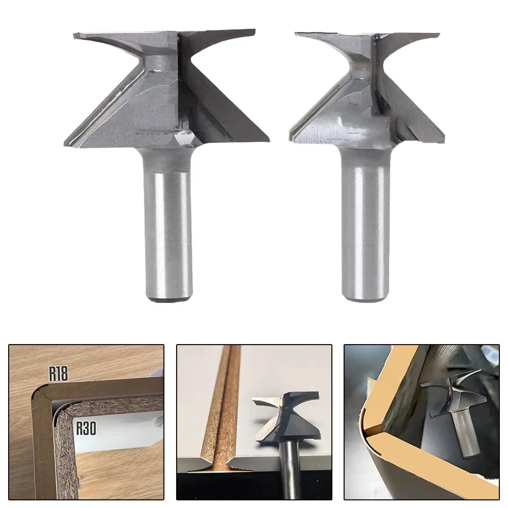 R18/R30 1/2-inch Shank Woodworking Router Bit Aluminum Alloy Woodwork Applications Home Tool Replacement Accessories