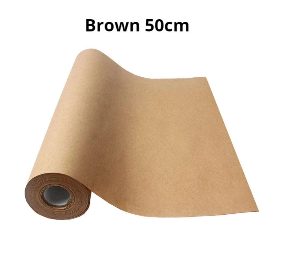 50cm Brown Kraft paper eco-friendly packaging paper, Collision avoidance Gift bouquet transport package Etc