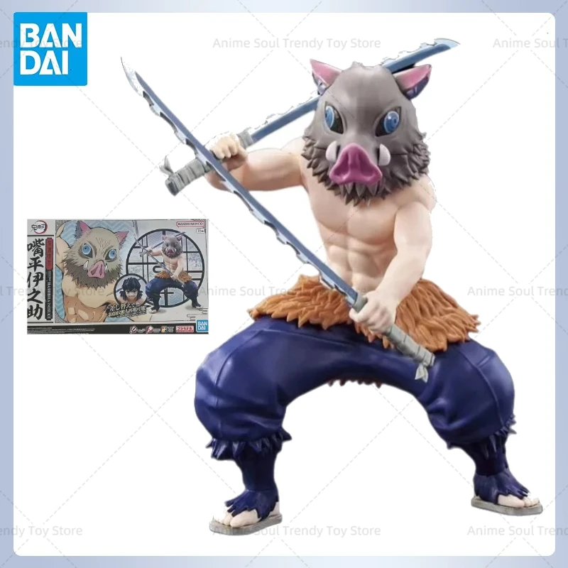 

Bandai оригинальный в наличии новый гаражный комплект в штучной упаковке украшения аниме персонажи Demon Slayer Hashibira Inosuke модель куклы бренд AS