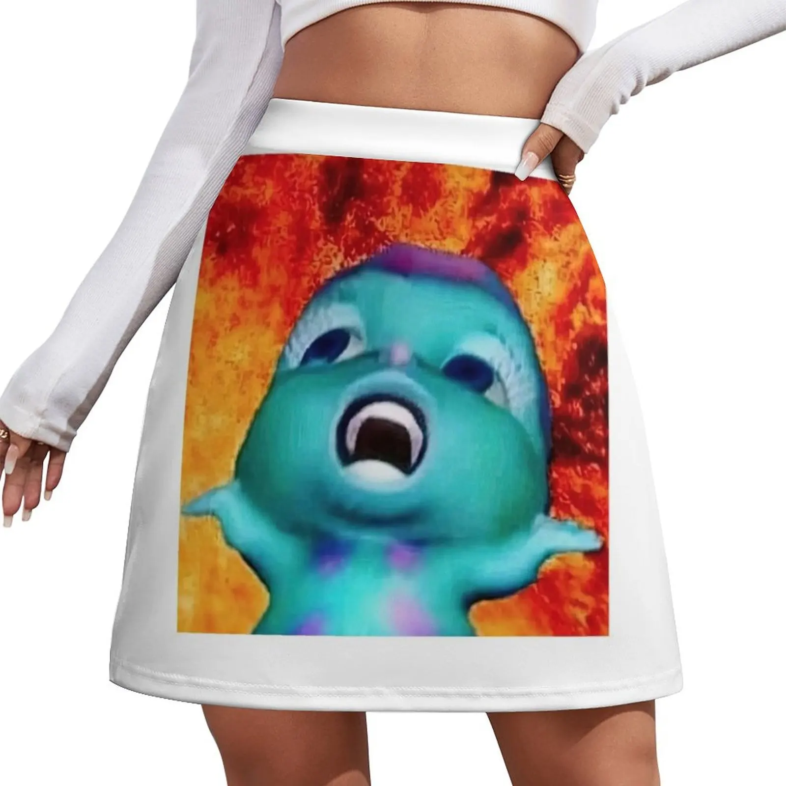 

Bibble Meme Mini Skirt mini denim skirt sexy skirt clothes for women girls