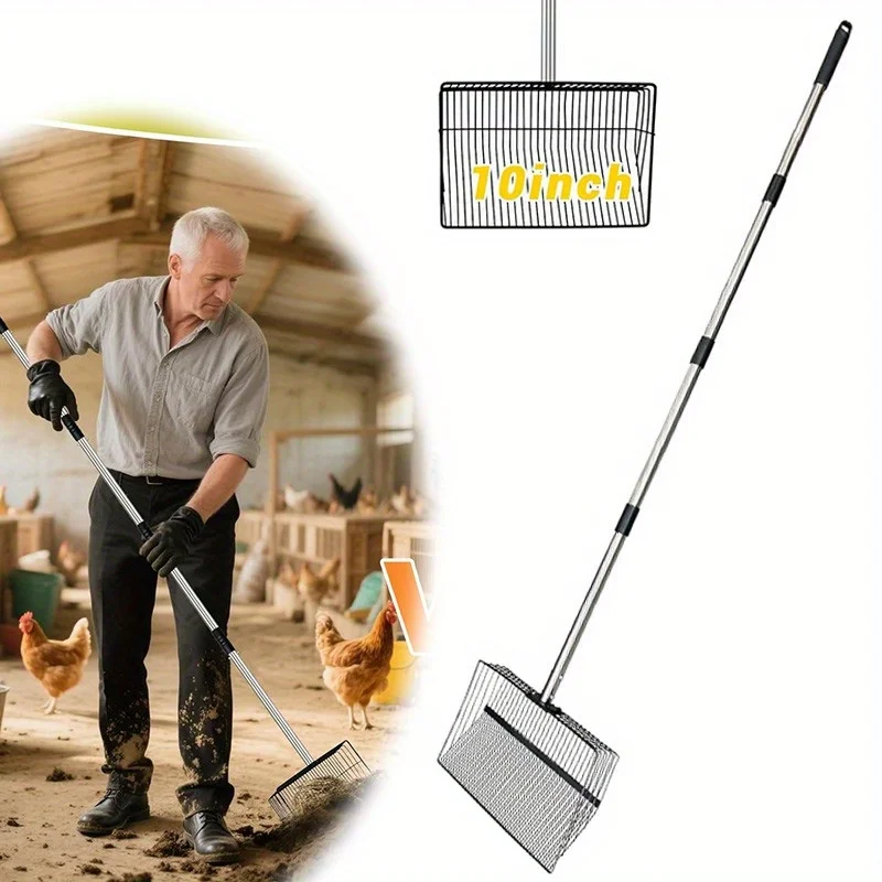 

Набор из 2/3 складных граблей-сит для песка из нержавеющей стали, инструмент для очистки пляжа от зубов акулы, ракушек и крабов, сито для песка