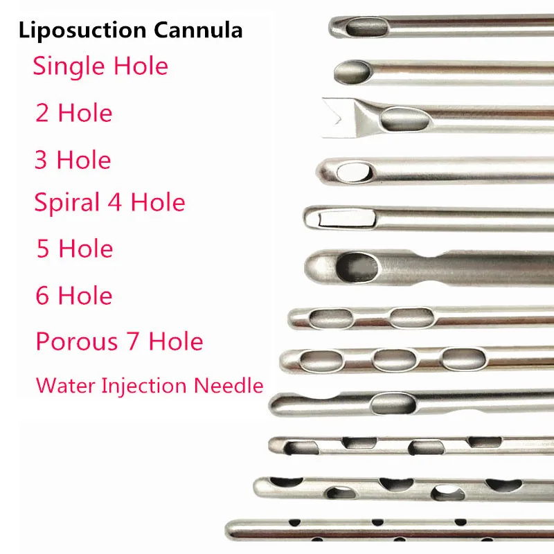 Beauy tools Liposuction Cannulas Mixed Multifunctional Fat Harvesting Cannula Porous Planer Needle Cannula Incision Cannula